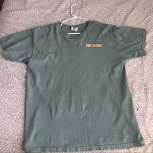 Colorado Logo Green Tee